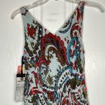 2OH Two Old Hippies Jean Marie Velour Paisley Print Maxi Dress Sz S Blue Red Boh Photo 7