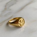 Cupid Ring Cherub Ring Love Angel Ring Baby Angel Ring Gold Photo 5