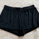 Juicy Couture Black Velour Sleep Shorts with Rhinestone Embellishments sz small Photo 1