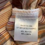 Drew  striped linen blend sleeveless jumpsuit S Photo 5