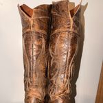 Dan Post  Distressed Brown Embossed Boots Photo 3
