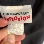 Vintage 90’s Y2K Black Contemporary Explosion Dress with Heart Buttons Size 9/10 Photo 2