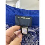 Roberto Cavalli Class by  Blue Wool Silk Inset Buttoned Cardigan M Size 10 Photo 2