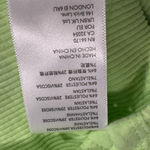 Urban Outfitters Sherry Shirred Cardigan Lime Green Neon Women’s Small Photo 3