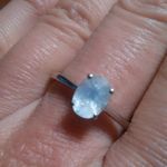 Moon Glow Moonstone Lunar Radiance Sterling Silver Ring (Size 11) Photo 12