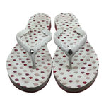 Kate Spade Women White Pink Lips Flip Flop Sandals Platform Size 8 Photo 0