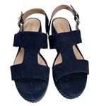 Schutz  Women's 3"‎ Sandal Platform Blue Sz 9B Nubuck NWT Photo 1