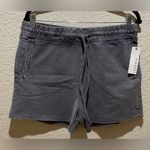 Lacausa NWT  Slater Sweat shorts Washout Grey with Pockets Size L Raw Hem Photo 3