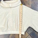 BDG Cream Teddy Bear Cropped Sweatshirt Large Photo 2
