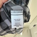 H.I.P. Women’s Surplice Buffalo Checkered Draped Tank Top Size Large Photo 7