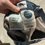 Wrangler Women's Denim Blue Wide Leg Jeans Photo 2