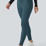 Halara Softlyzero High Waisted Drawstring Full Length Joggers Oxford L Petite Photo 0