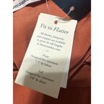 Abercrombie & Fitch Abercrombie Fitch Tiered Wrap Dress Short Flutter Sleeve Orange NWT Size L Photo 9