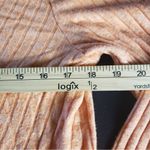 Vera Wang Simply Vera Vera‎ Wang Orange Long Sleeve Blouse Women’s Large Photo 4