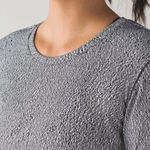 Lululemon 8 Rush Hour Long Sleeve Running Shirt in Spray Jacquard White Black Photo 1