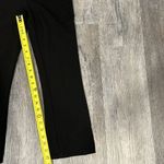 Lysse black stretch dress cropped pants with small side ankle slit hem - S Photo 6