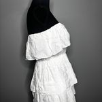 Lovely Day Women’s Size S White Ruffled Flutter Sleeveless Photo 2