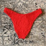 Mara Hoffman NWT  Cece Crinkled Bikini Bottom in Red Size Small Photo 4