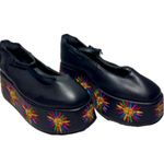 Farm Rio Ballerina Platform Mary Jane Shoes 7.5 Embroidered Sunshine Photo 0