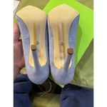 Sam Edelman Women's Hazel Pump Cerulean Blue Suede Size 8.5 Photo 8