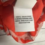 Diane Von Furstenberg DVF  Silk Orange Blouse Short Sleeve‎ Top Size P/S Resort Photo 9