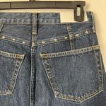 RE/DONE $395 NWT  MIDI DEMIN SKIRT HERITAGE RINSE STUD SZ 25 Photo 4