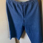 Just My Size  Blue Denim capris with Button Detail 2x Photo 0