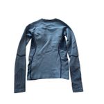 Abercrombie & Fitch Athletic Long Sleeve Top Gray Thumbholes Activewear Women S Photo 1