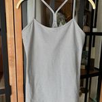 Lululemon  Power Y Tank top Luon Tonka Striped Heathered Slate White Photo 0