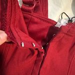 Garage  Burgundy Lace-Trimmed Top Photo 2