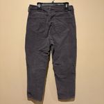 American Eagle  Gray Corduroy mom straight pants size 14 Photo 1