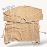 Free People Kimono XS Open Front Tassel Tie Belt Cardigan Sweater Knit Photo 2