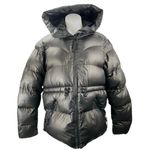Hunter Women's Black Insulated Full Zip Hooded Winter Puffer Coat Jacket Size S Photo 0