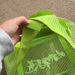 Disney Lime Green Huge Vinyl Velcro Closure Tote Bag Photo 4
