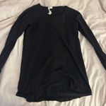 Lululemon black cotton long sleeve Photo 0