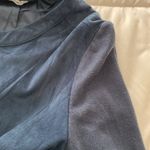 H by Halston  Faux Blue Suede Jacket Dress Size 10 New without tag Photo 9