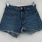 Levi's Levi 501 button fly jean shorts 26 Photo 0
