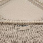 Free People  We The Free Cuddle V Neck Sweater Light Gray Photo 3