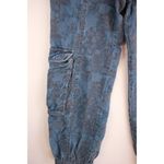 Johnny Was  Womens Pants Blue Jogger Embroidered Cargo Pull On Casual Size Small Photo 7
