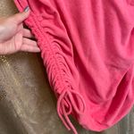 PINK - Victoria's Secret  Hot Pink Terry Ruched Side Tie Dress, XL Photo 2