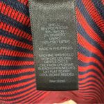 EXPRESS Red and Navy Striped A-Line Fit & Flare Skater Dress - Small Photo 6