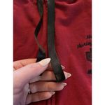 Harley Davidson Women’s Hoodie, Red With Black Embroidered Sequins, Zip Medium Photo 5