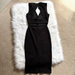 Brat Star  Black Bodycon Back Cut-Out Dress Small Photo 5