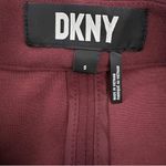 DKNY Womens Foundations Open Front Blazer 3/4 Sleeves Cabernet Red NWT Small Photo 7