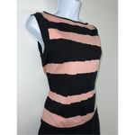 Women’s SILK Eclectic Funky Blouse Tank Top Black Size M Photo 2