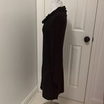 Joseph Ribkoff Black Cowl Neck Zipper Detail Dress Photo 2