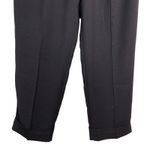 DO+BE  Collection Pants Large Black Gold Buttons Pockets Stretch Cuffed New Photo 13
