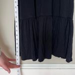 Old Navy  High-Neck Ruffle-Hem Maxi Black Dress Photo 4