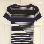 Equipment  Dewey Sweater Midi Dress Blue Stripe Womens Small Wool Photo 8