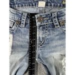 Silver Jeans Silver Twisted Jeans Women 27x29 Low Rise Distressed Destroyed Bootcut Photo 3